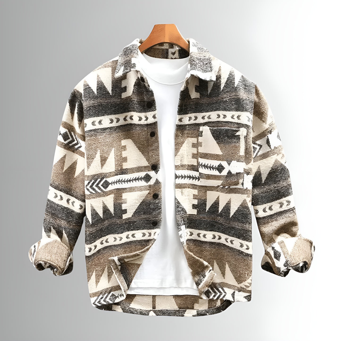 Alvar™ | Lyxig Jacquard-Flanellskjorta