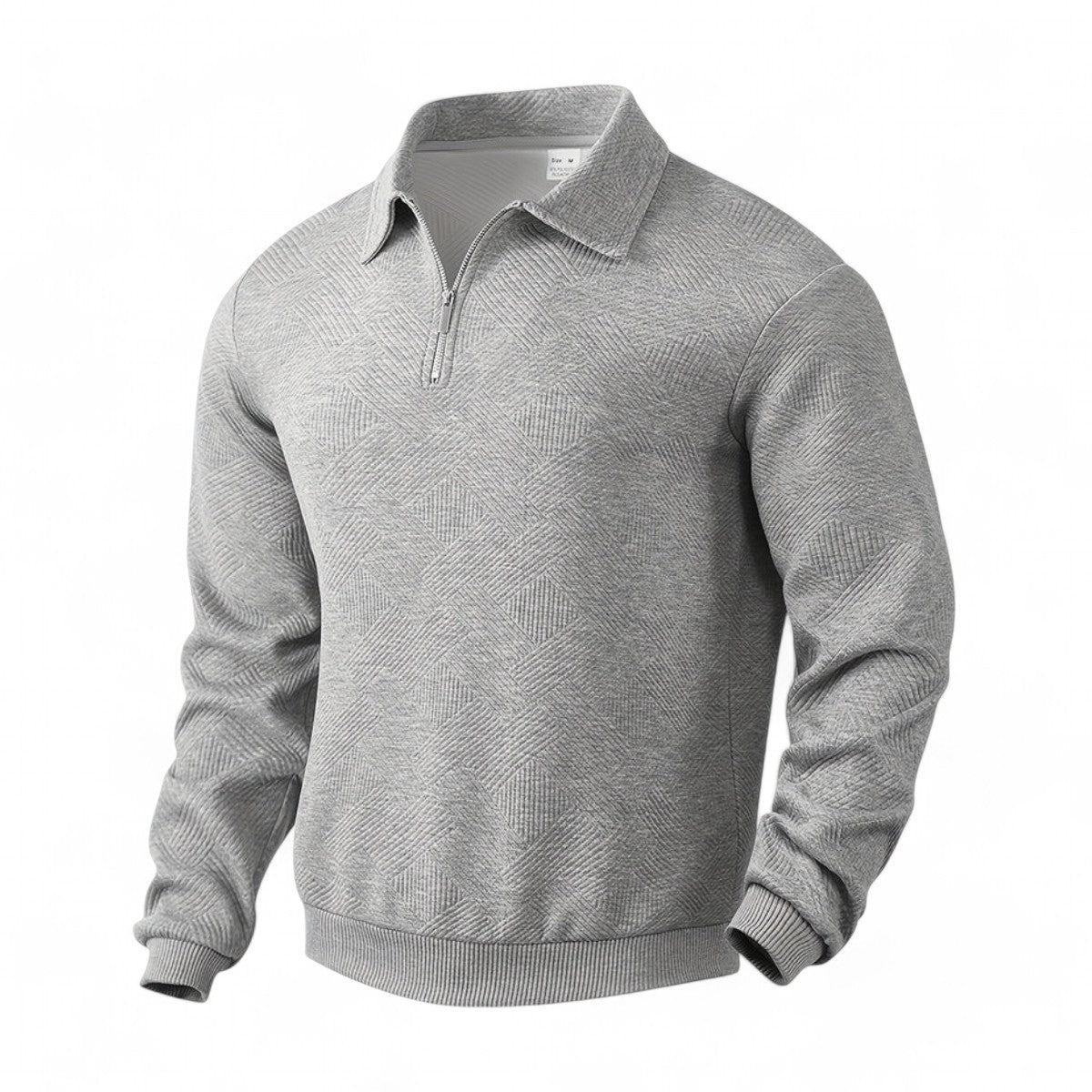 Aki™ | Vintage Zip-Up Tröja med Geometriskt Mönster