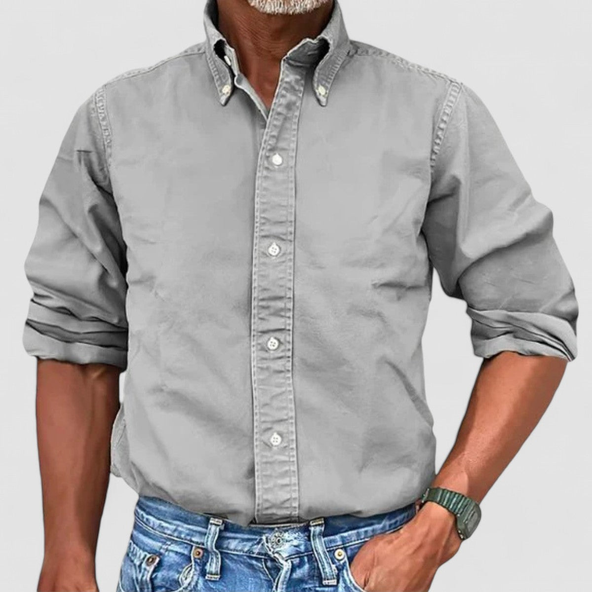 Aaron™ | Klassisk Långärmad Skjorta