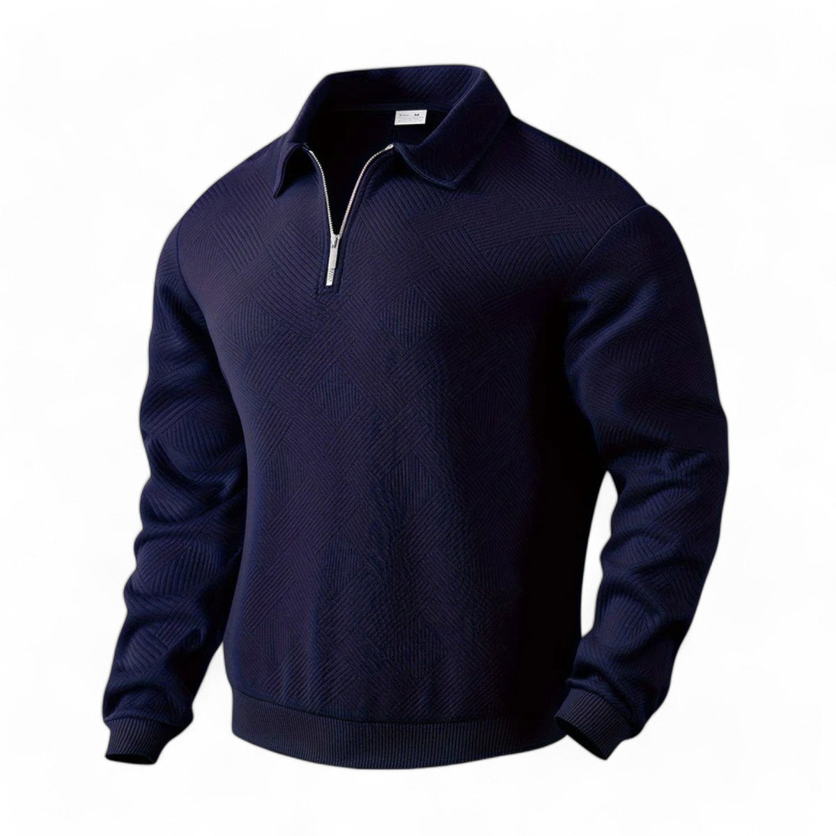 Aki™ | Vintage Zip-Up Tröja med Geometriskt Mönster