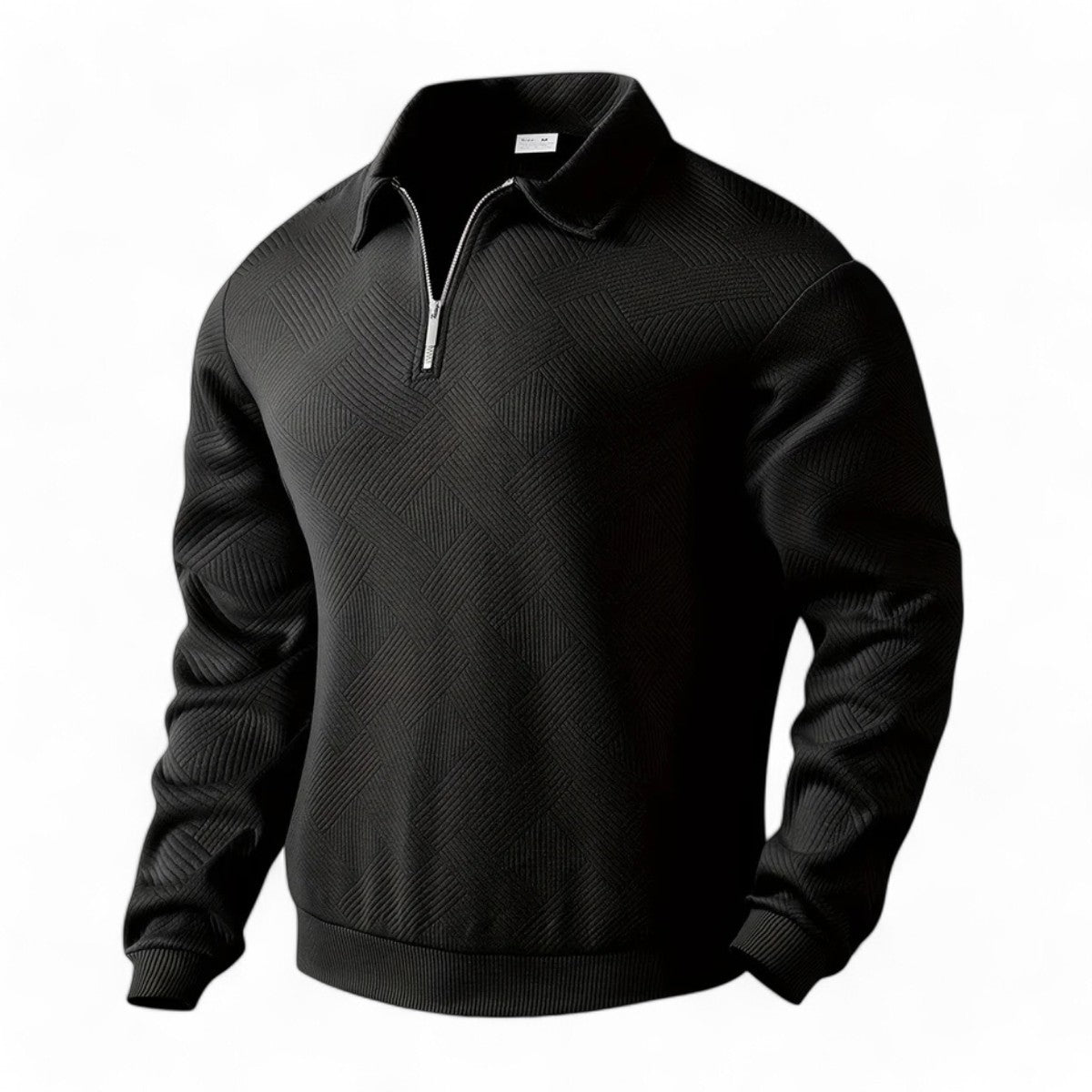 Aki™ | Vintage Zip-Up Tröja med Geometriskt Mönster