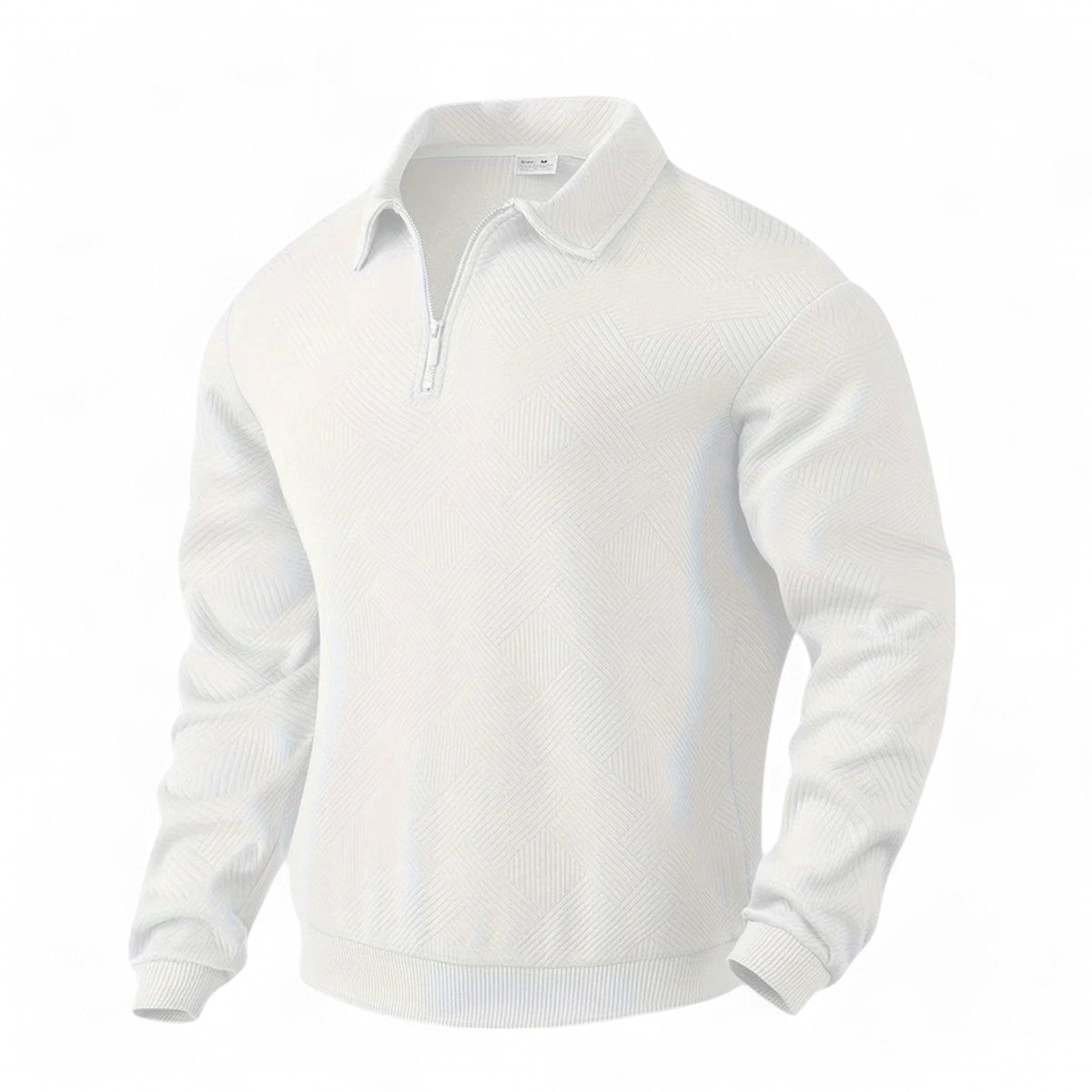 Aki™ | Vintage Zip-Up Tröja med Geometriskt Mönster