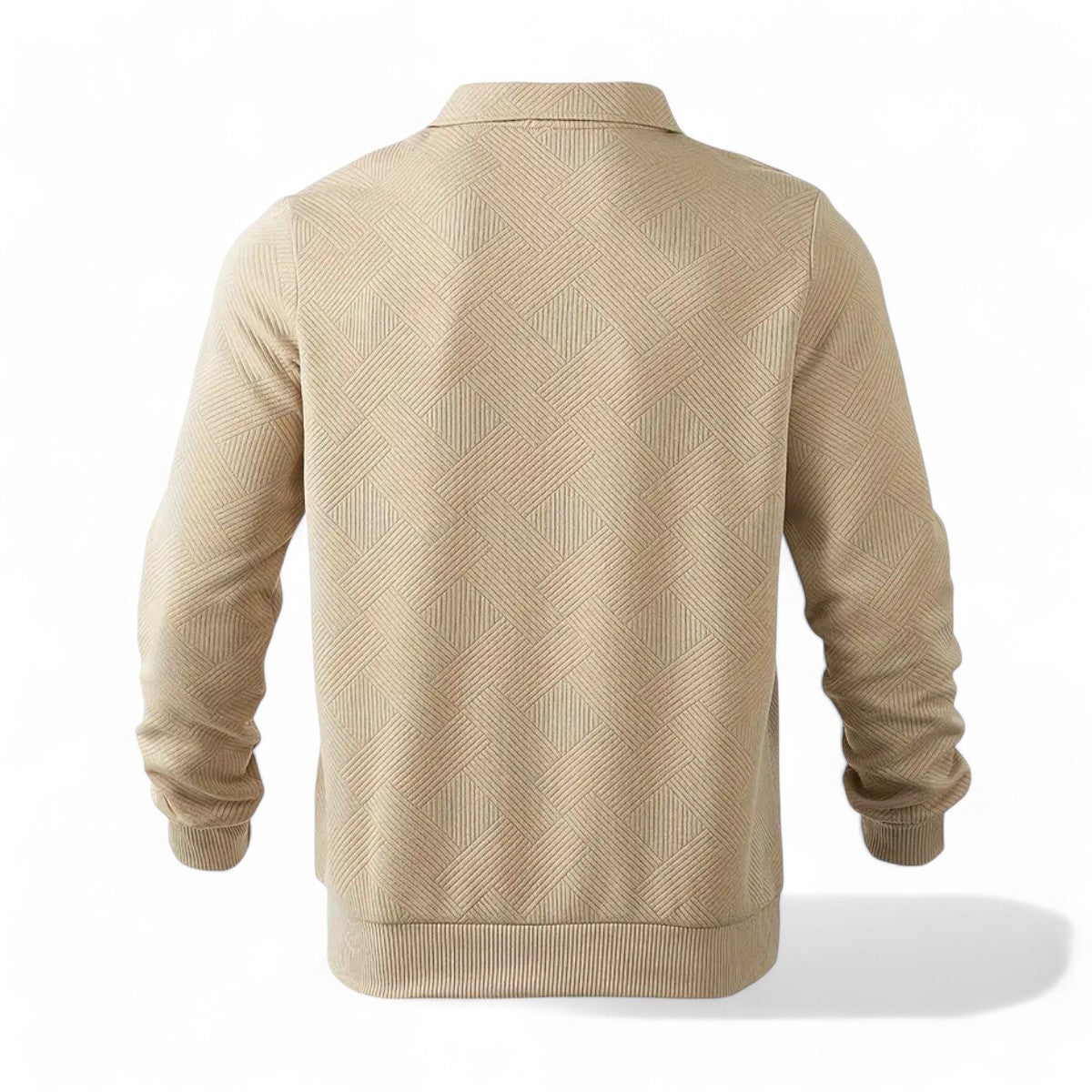 Aki™ | Vintage Zip-Up Tröja med Geometriskt Mönster