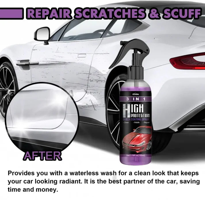 3-i-1 CarSpray™ | Rengör, återställ & skydda din bil! - 2+1 GRATIS!