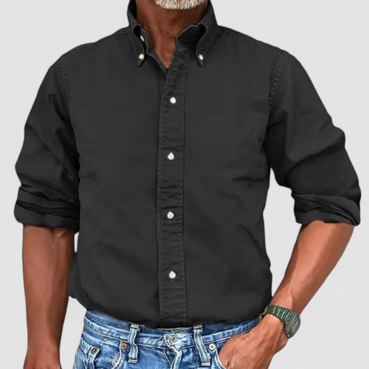Aaron™ | Klassisk Långärmad Skjorta