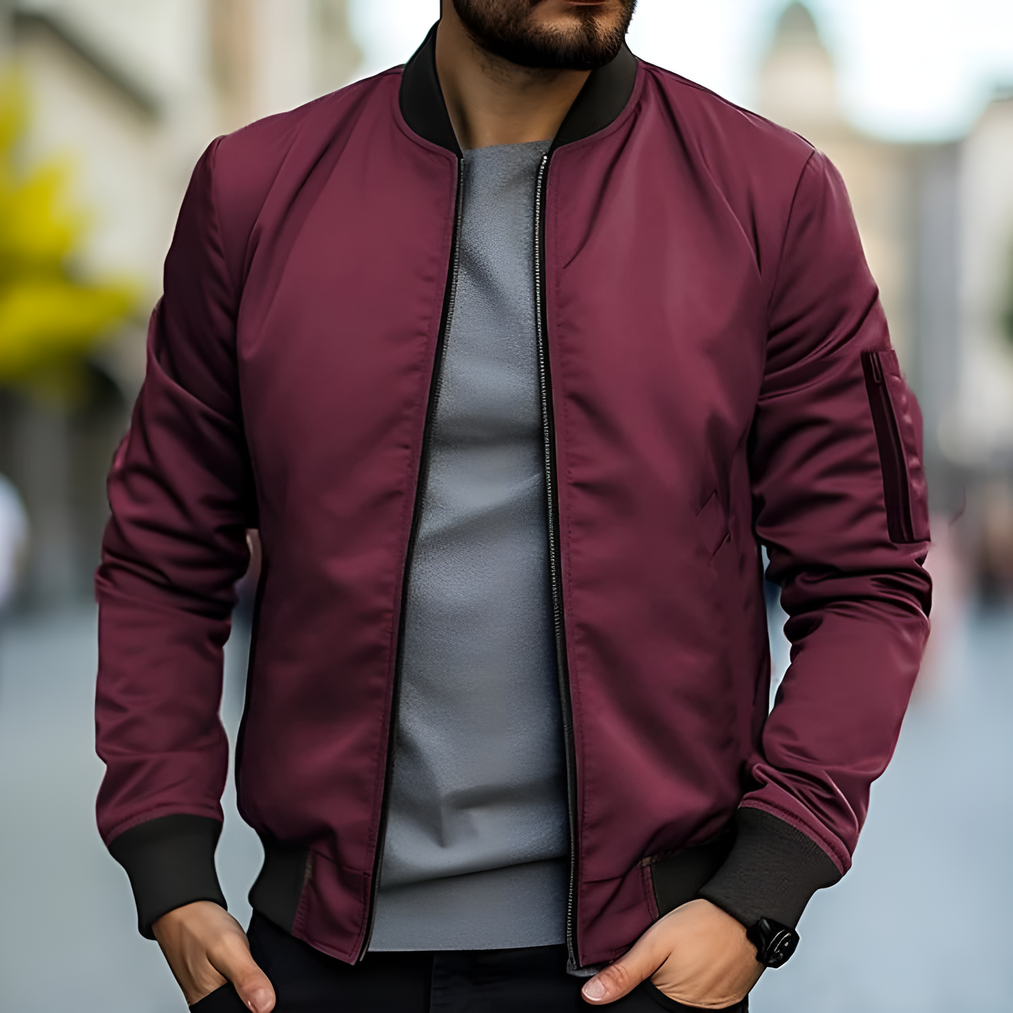 Yahya™ | Tidlös Bomberjacka