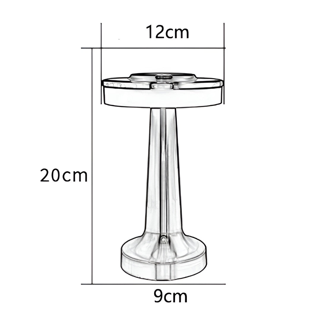Viora™| LED Bordslampa – Trådlös, Uppladdningsbar