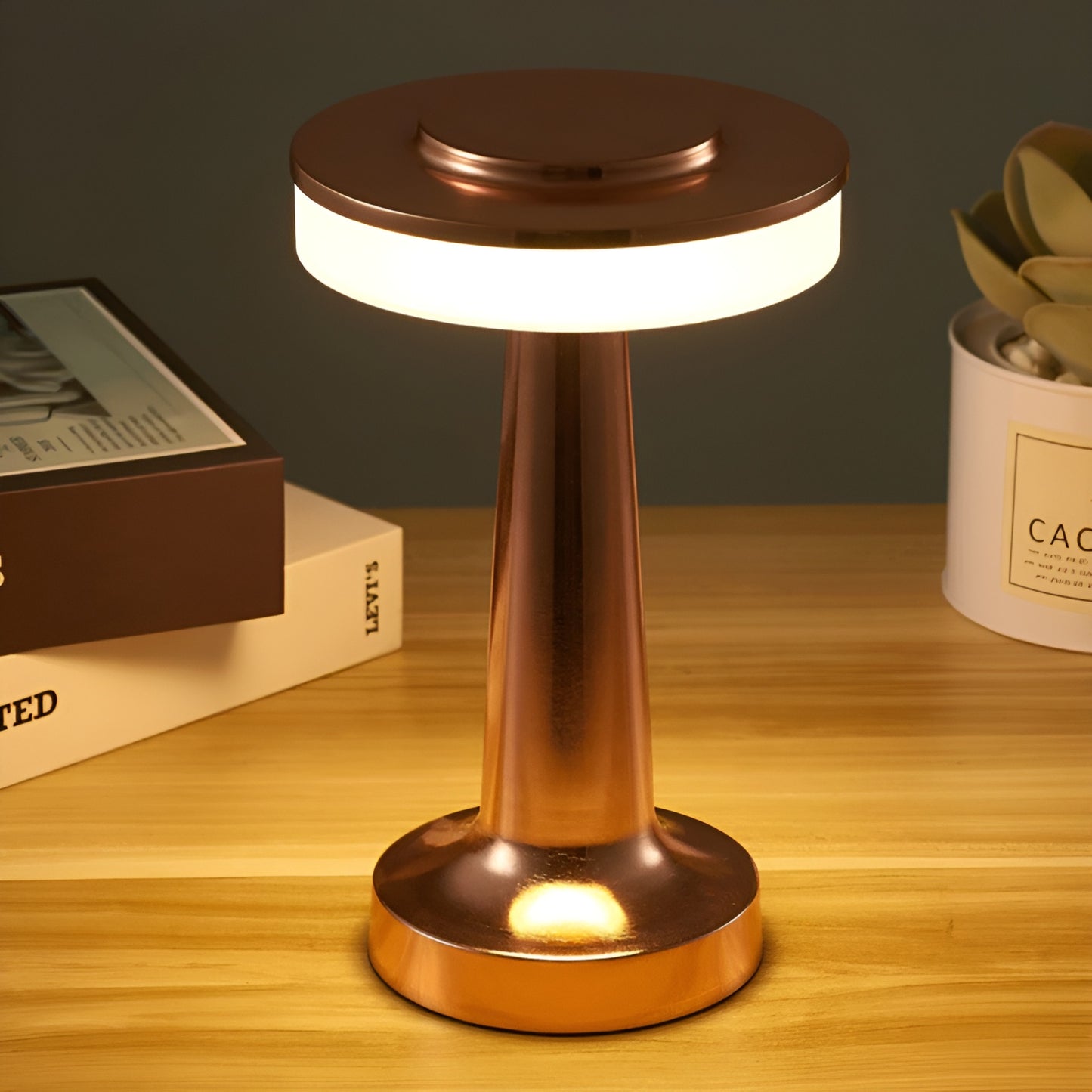 Viora™| LED Bordslampa – Trådlös, Uppladdningsbar