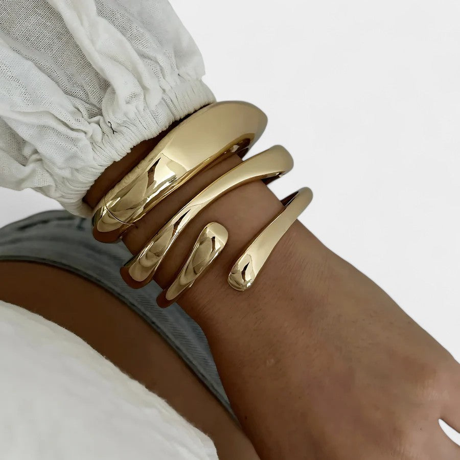 Lulu™ | Wave Cuff Set