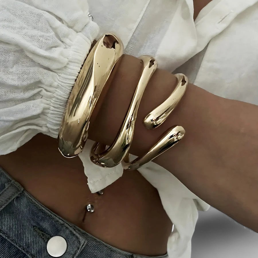 Lulu™ | Wave Cuff Set
