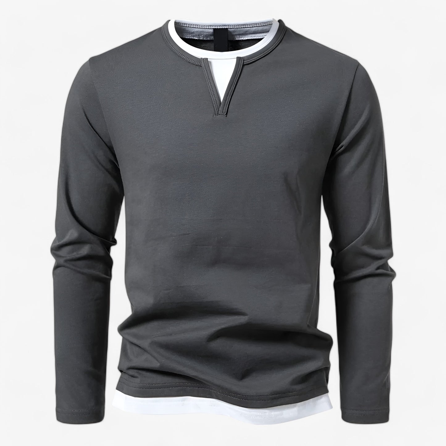 Ivo™ | Tidlös Långärmad Henley