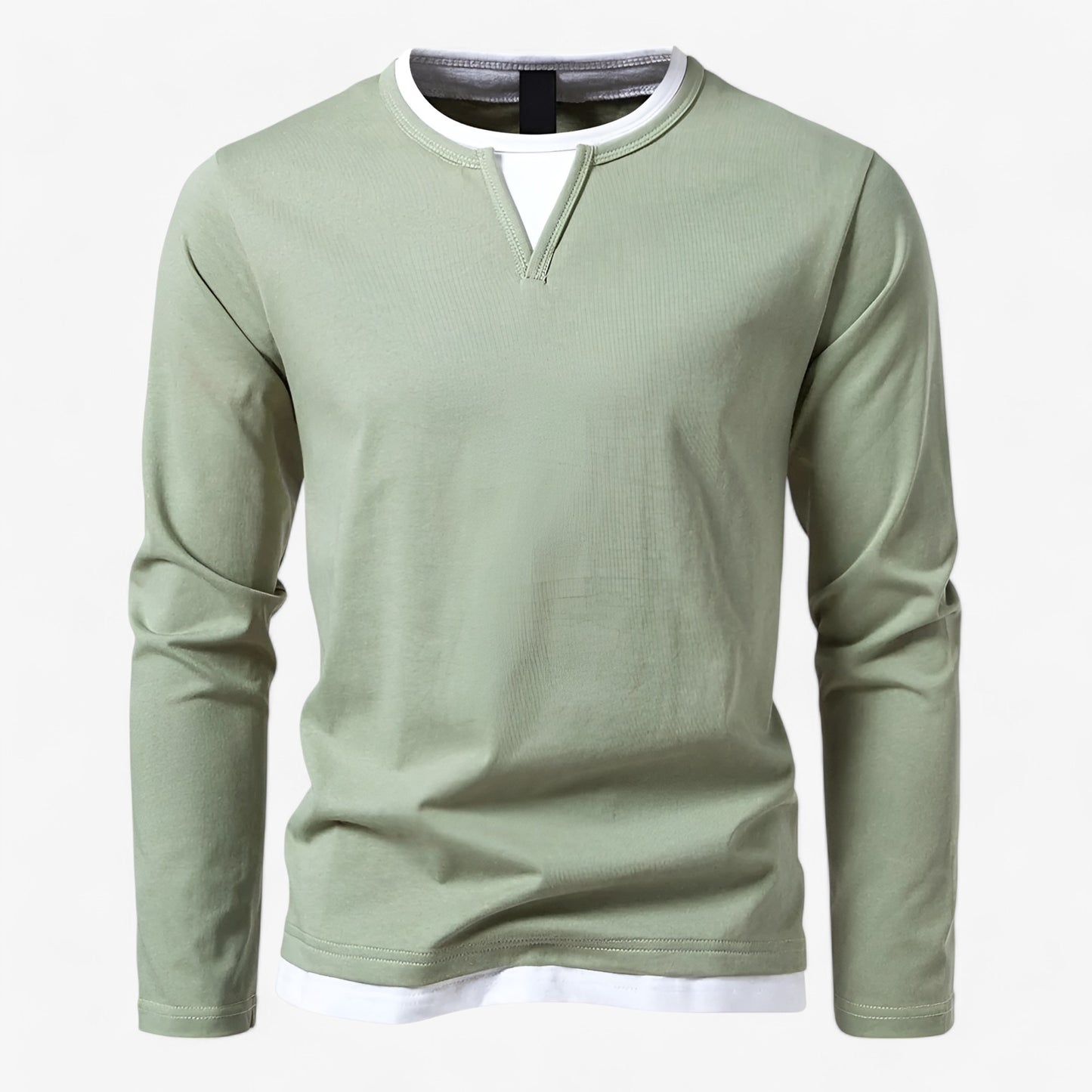 Ivo™ | Tidlös Långärmad Henley