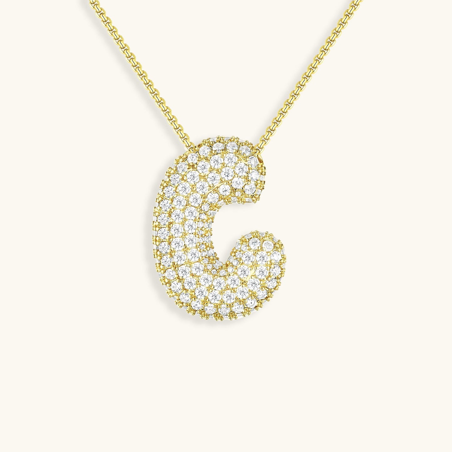 Bubble Initial Hänge Halsband™