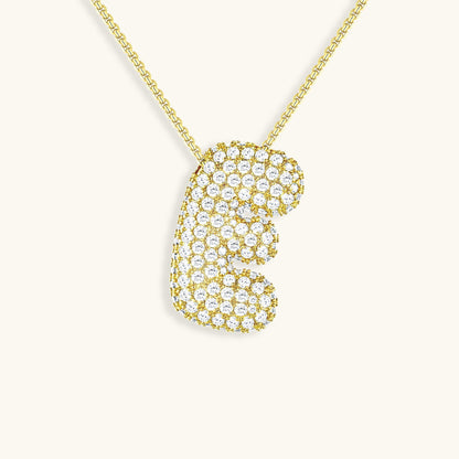 Bubble Initial Hänge Halsband™