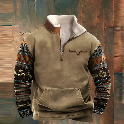 Adam™ |Quarter Zip-Up Sweater