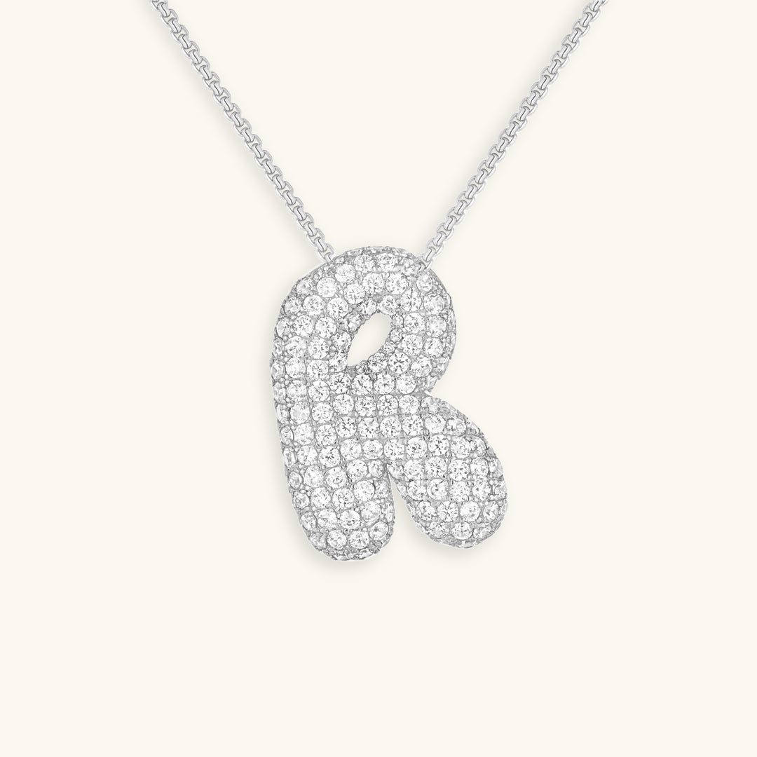 Bubble Initial Hänge Halsband™