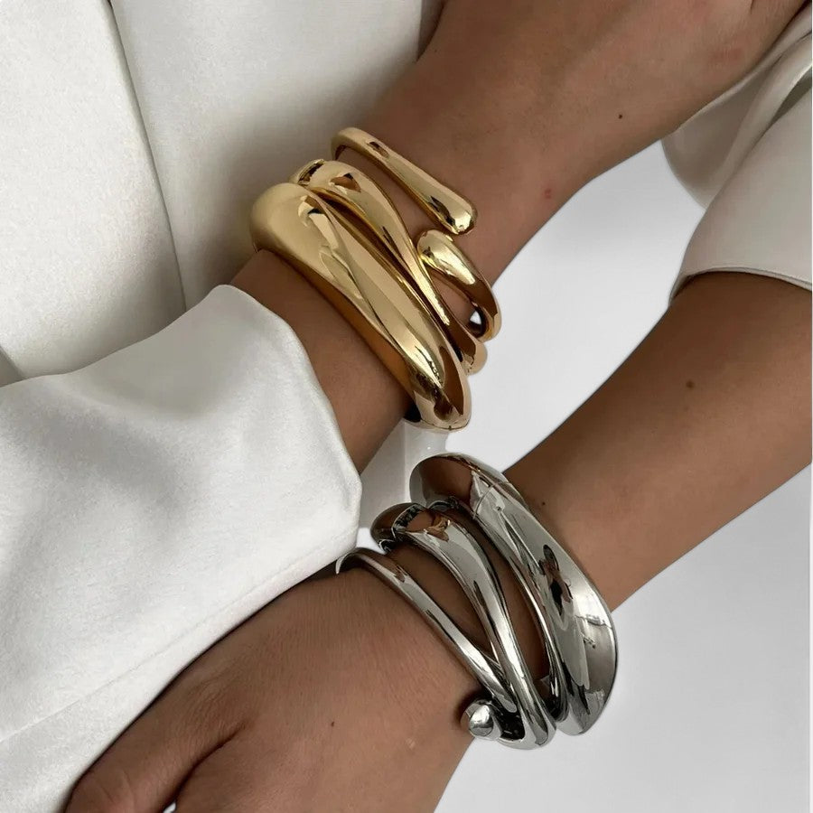 Lulu™ | Wave Cuff Set