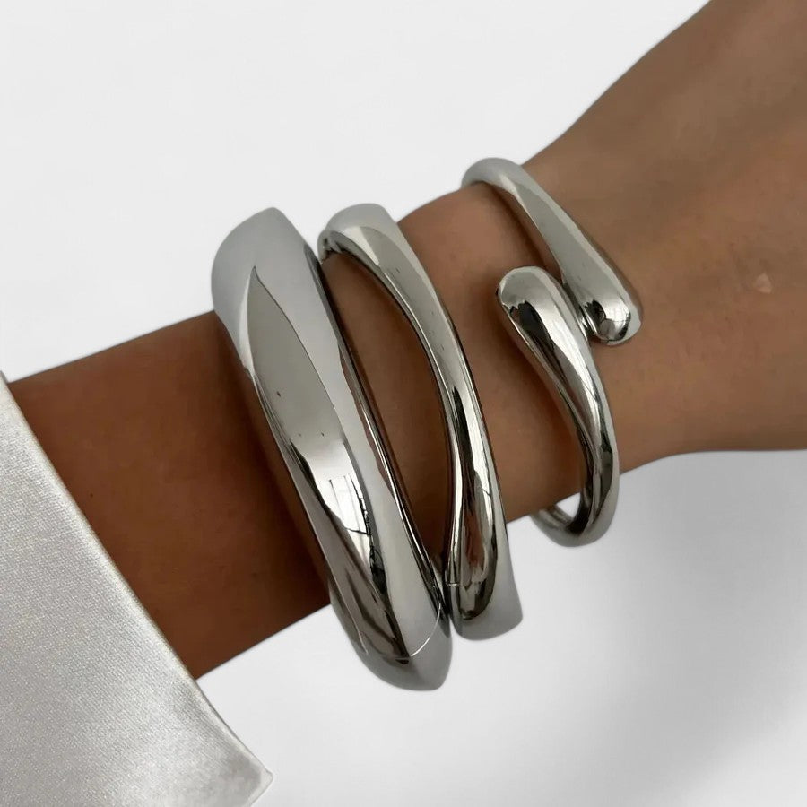 Lulu™ | Wave Cuff Set